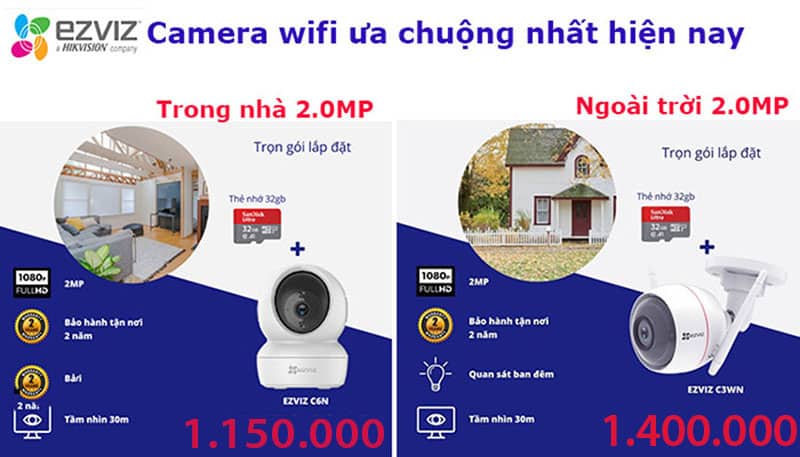 Lắp đặt camera wifi không dây quận gò vấp 